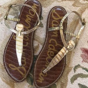 Sam Edelman Gigi Gold Sandals